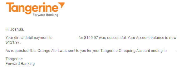 Tangerine Alert